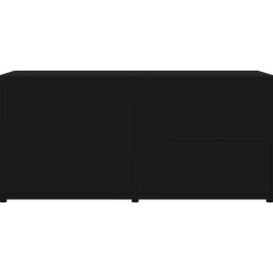 vidaXL Mueble para TV madera contrachapada 80x34x36 cm Negro Best