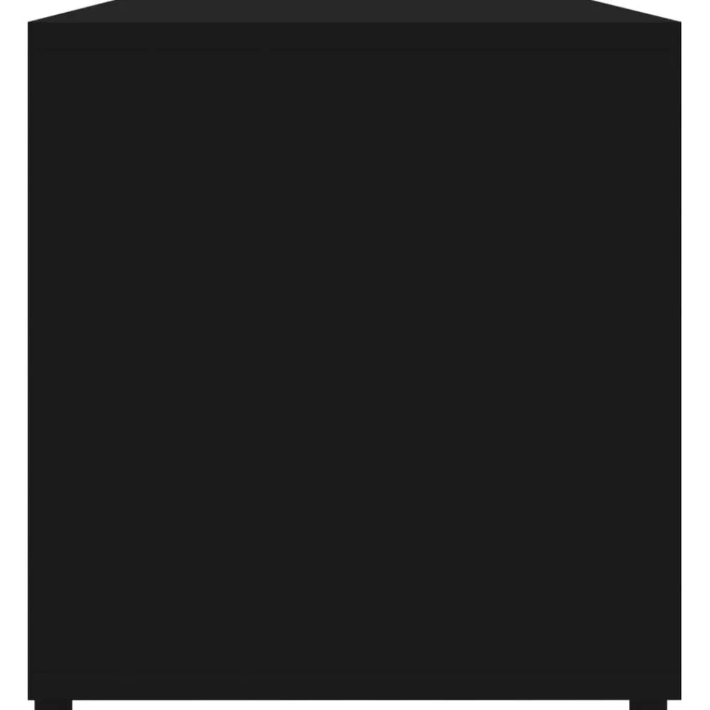 vidaXL Mueble para TV madera contrachapada 80x34x36 cm Negro Best