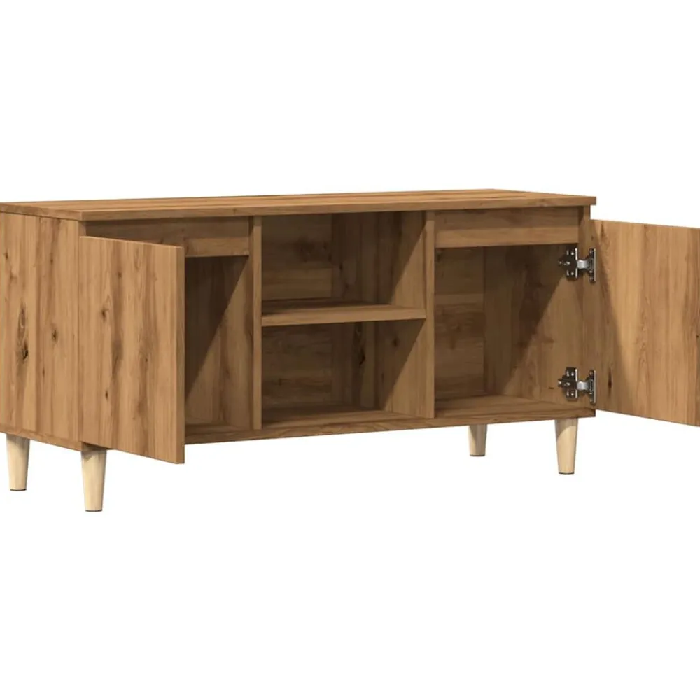 vidaXL Muebles Tv-Mueble para TV madera de ingeniería 102x35x50 cm