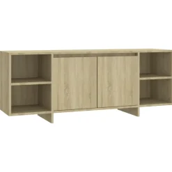 vidaXL Muebles Tv-Mueble para TV madera contrachapada 130x35x50 cm