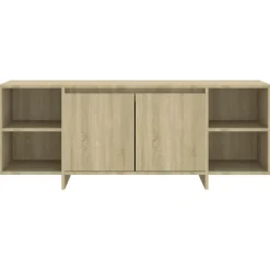 vidaXL Muebles Tv-Mueble para TV madera contrachapada 130x35x50 cm