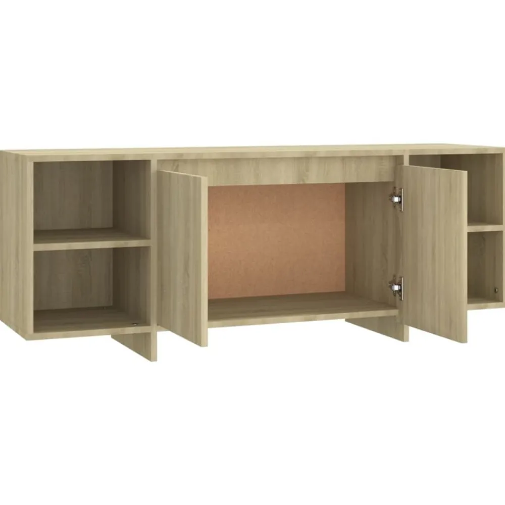 vidaXL Muebles Tv-Mueble para TV madera contrachapada 130x35x50 cm