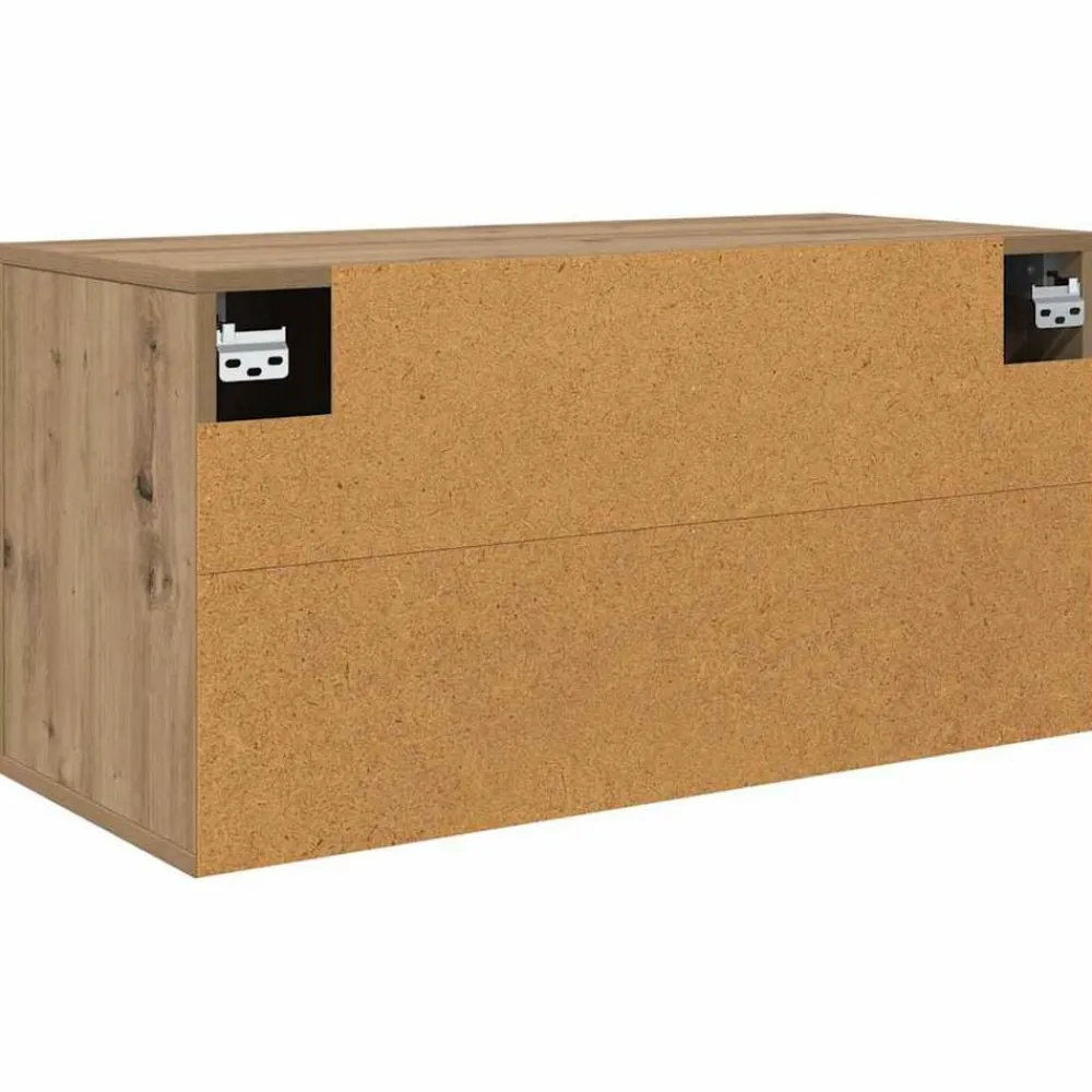 vidaXL Mueble para TV montado en la pared Roble artisan Outlet