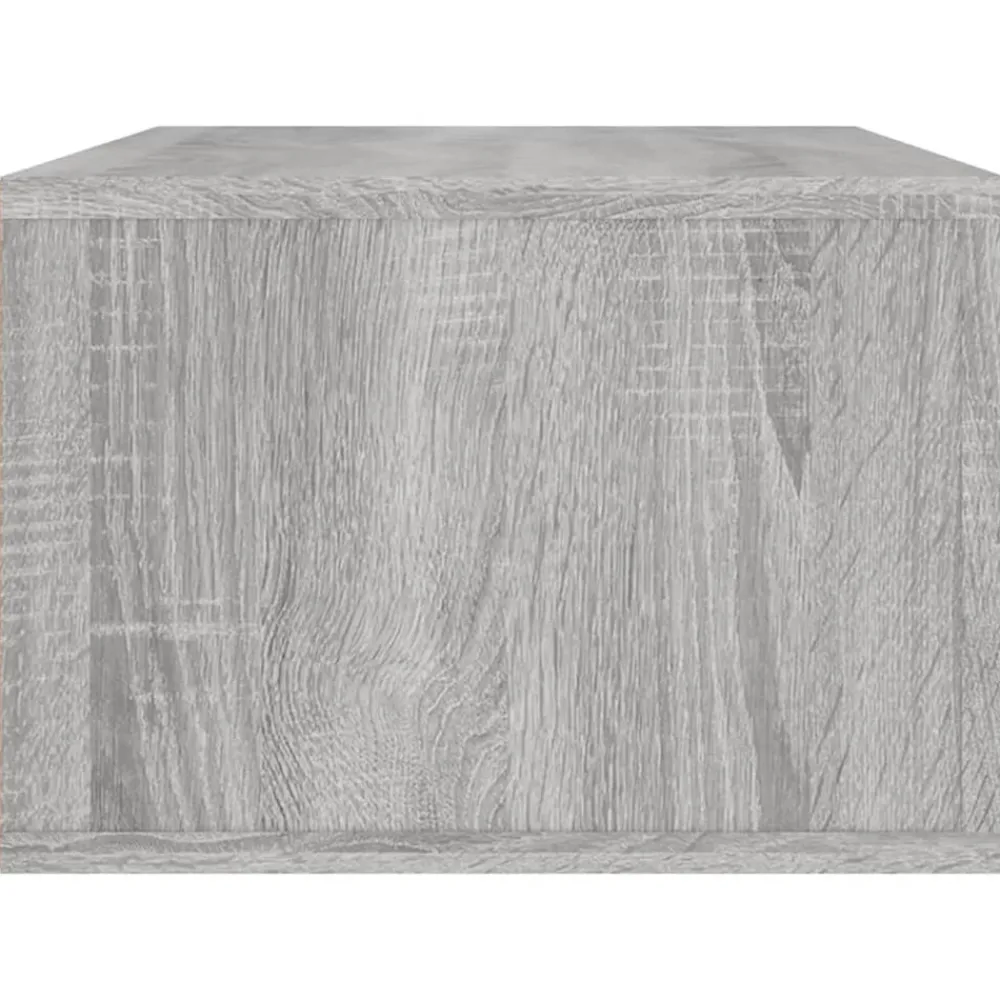 vidaXL Mueble TV colgante madera contrachapada 80x36x25 cm Gris sonoma Outlet