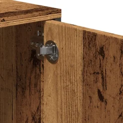 vidaXL Muebles Tv-Mueble TV con cajón madera ingeniería envejecida 200x25x44 cm