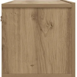 vidaXL Mueble TV de pared madera ingeniería 80x30x30 cm Roble artisan Discount