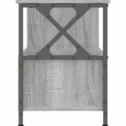vidaXL Muebles Tv-Mueble TV hierro y madera contrachapada 90x33x45 cm