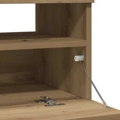 vidaXL Muebles Tv-Mueble TV luces LED madera ingeniería 100x35x40cm
