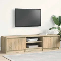 vidaXL Muebles Tv-Mueble TV madera contrachapada color 140x40x35,5cm