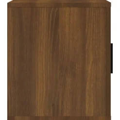 vidaXL Muebles Tv-Mueble TV madera contrachapada color marrón roble 100x35x40 cm