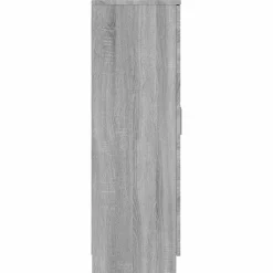 vidaXL Mueble zapatero madera contrachapada 55x35x108 cm Gris sonoma Clearance