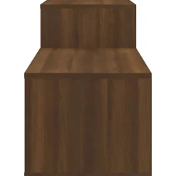 vidaXL Productos Del Hogar-Mueble zapatero madera contrachapada marrón roble 150x35x45 cm