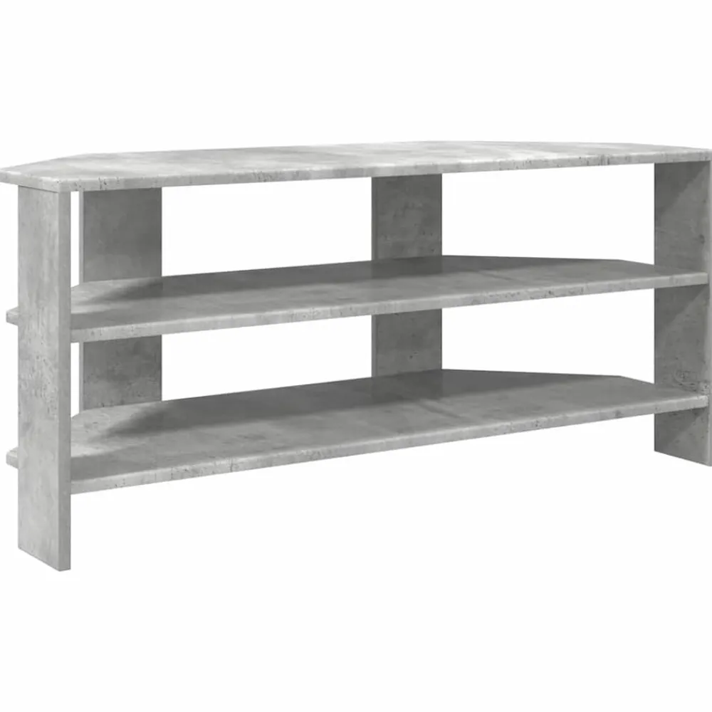 vidaXL MuebledeTVdeesquina Gris Concreto 102x40,5x45cm Gris hormigón Outlet