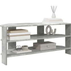 vidaXL MuebledeTVdeesquina Gris Concreto 102x40,5x45cm Gris hormigón Outlet