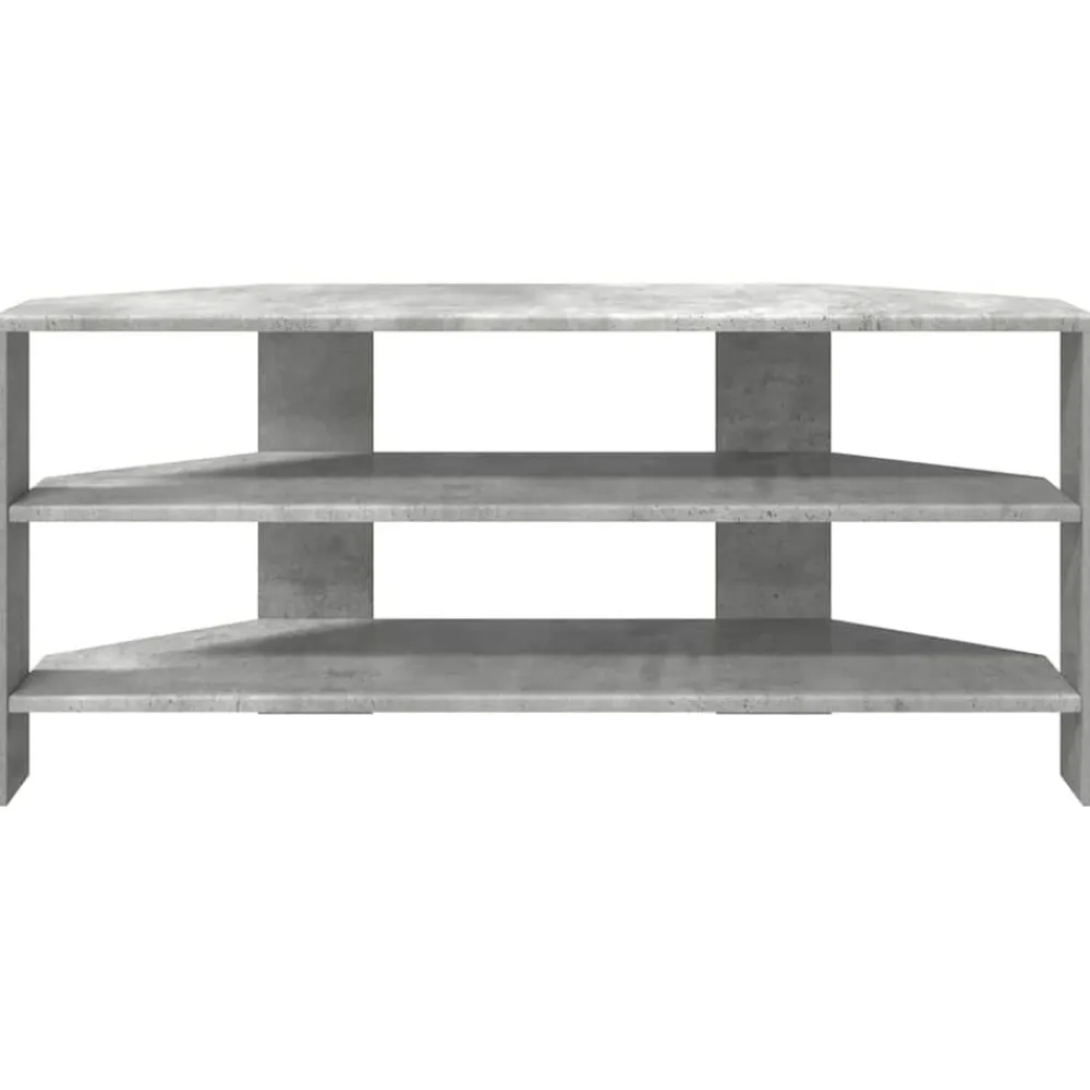 vidaXL MuebledeTVdeesquina Gris Concreto 102x40,5x45cm Gris hormigón Outlet