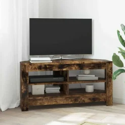 vidaXL MuebledeTVdeesquina 102 x 40,5 x 45 cm Roble ahumado Sale