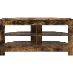 vidaXL MuebledeTVdeesquina 102 x 40,5 x 45 cm Roble ahumado Sale