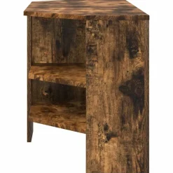 vidaXL MuebledeTVdeesquina 102 x 40,5 x 45 cm Roble ahumado Sale