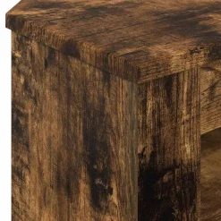 vidaXL MuebledeTVdeesquina 102 x 40,5 x 45 cm Roble ahumado Sale