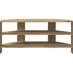 vidaXL Muebles Tv-MuebledeTVdeesquina Roble artesanal 102x40,5x45cm
