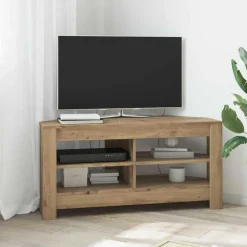 vidaXL Muebles Tv-MuebledeTVdeesquina Roble artesanal 102 x 40,5 x 45 cm