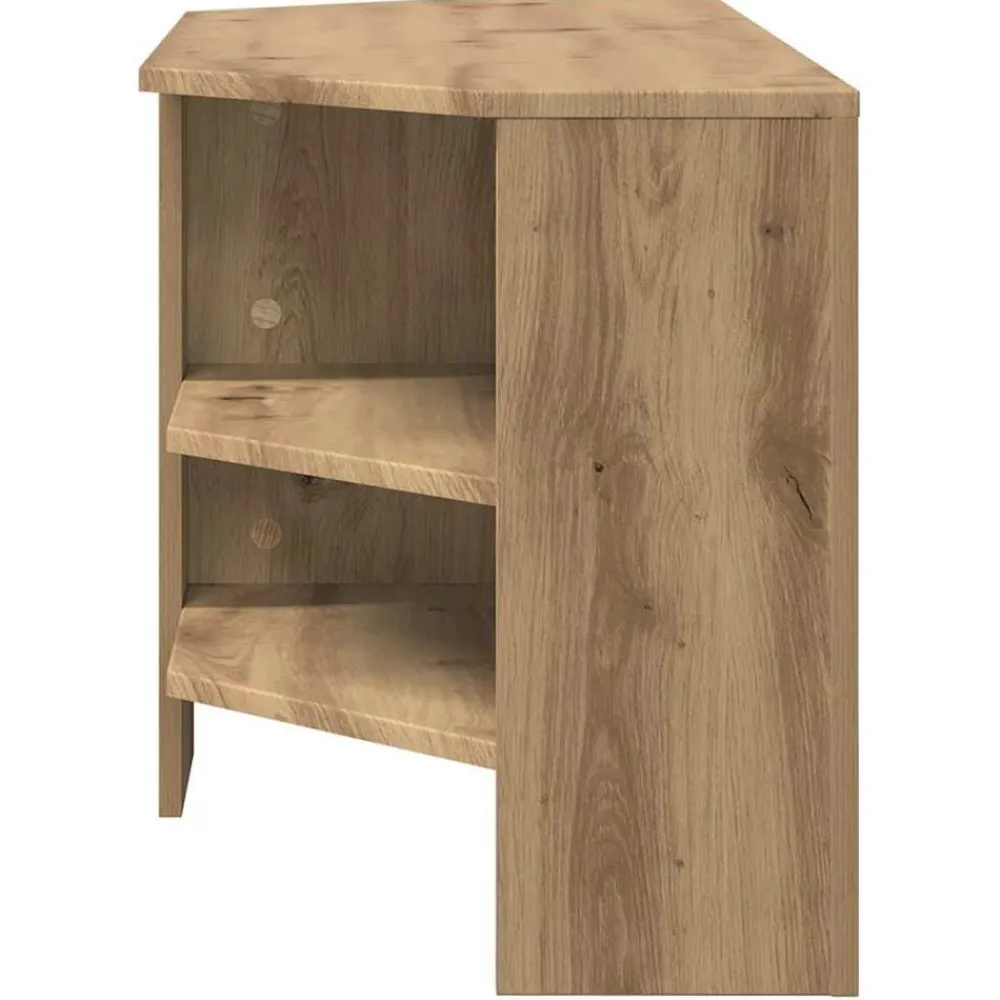 vidaXL Muebles Tv-MuebledeTVdeesquina Roble artesanal 102 x 40,5 x 45 cm