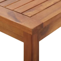 vidaXL Muebles de jardín 4 piezas con cojines madera acacia maciza Marr&oacute;n y gris Outlet