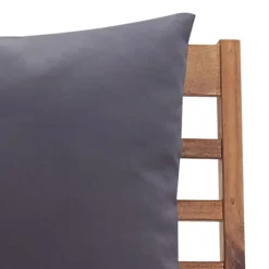 vidaXL Muebles de jardín 4 piezas con cojines madera acacia maciza Marr&oacute;n y gris Outlet