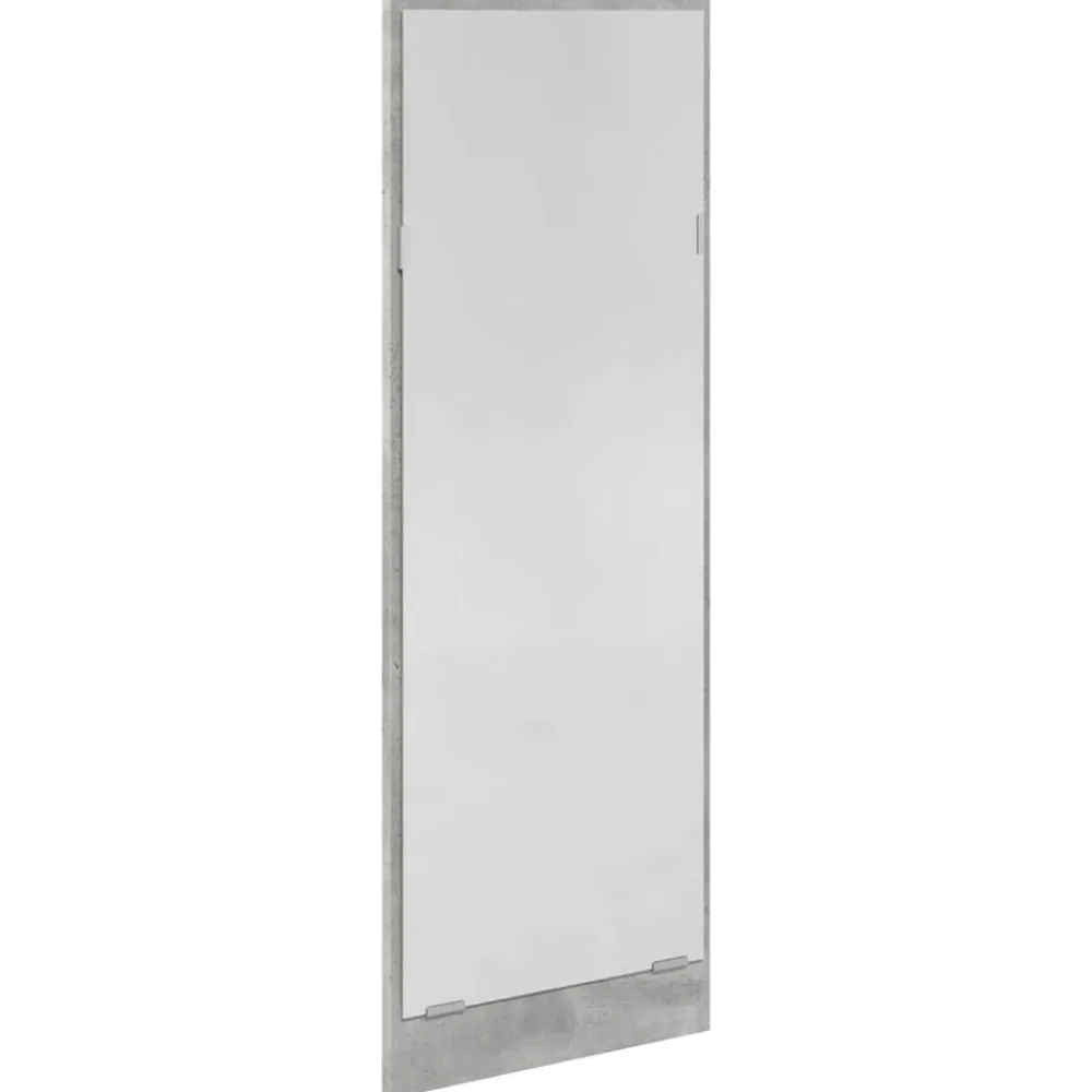 vidaXL Muebles de recibidor 4 pzas madera de ingeniería gris hormigón Gris hormigón Discount