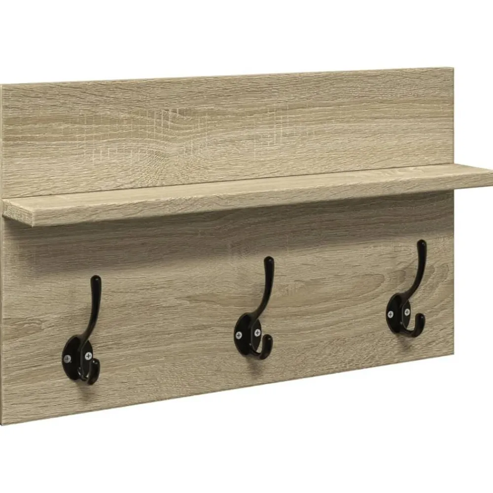 vidaXL Muebles de recibidor 4 piezas madera de ingeniería Roble Sonoma Best