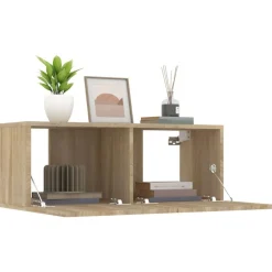 vidaXL Muebles Tv-Muebles de TV 2 uds madera ingeniería 80x30x30 cm