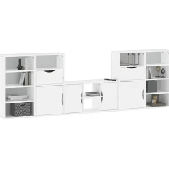 vidaXL Muebles de TV 5 uds. con almacenaje