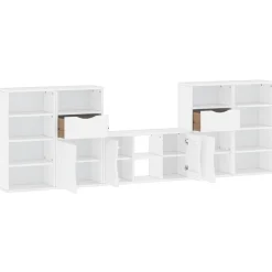 vidaXL Muebles de TV 5 uds. con almacenaje