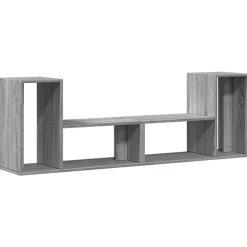 vidaXL Muebles de TV 2 uds madera ingeniería 75x30x50 cm Gris sonoma Sale