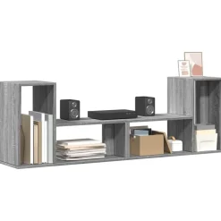 vidaXL Muebles de TV 2 uds madera ingeniería 75x30x50 cm Gris sonoma Sale