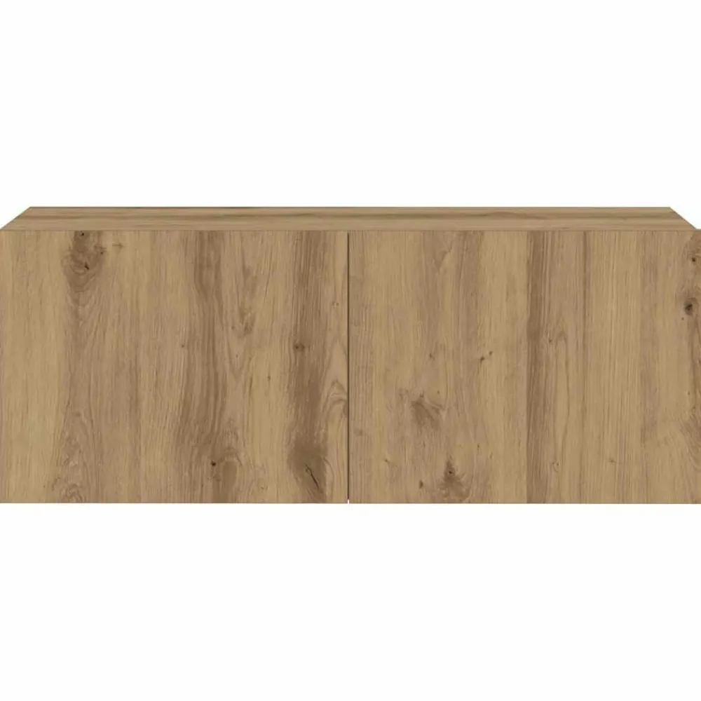 vidaXL Muebles Tv-Muebles de TV de pared 6 uds madera ingeniería roble artesanal