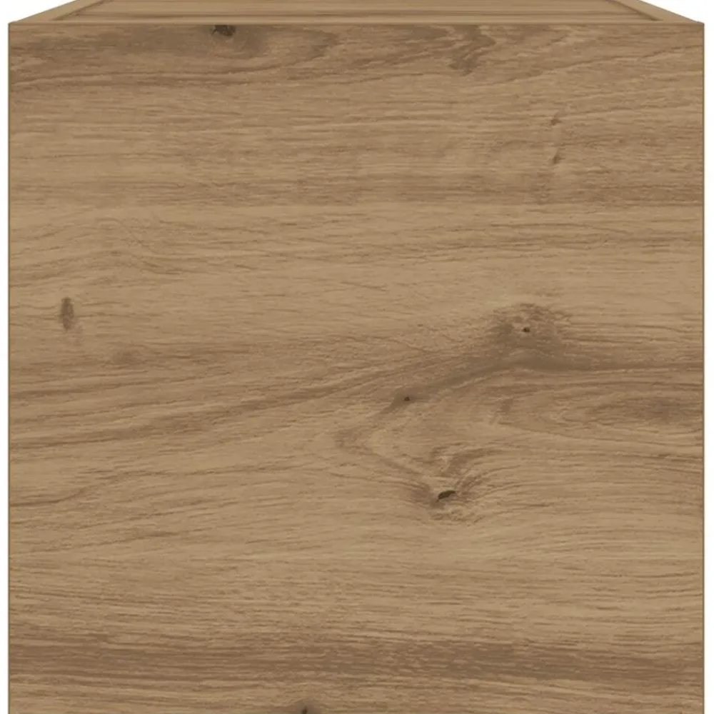 vidaXL Muebles Tv-Muebles de TV de pared 6 uds madera ingeniería roble artesanal