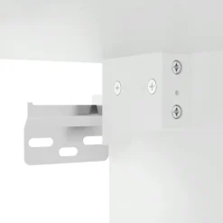vidaXL Muebles de TV de pared con LED 6 pzas madera ingeniería Blanco Outlet