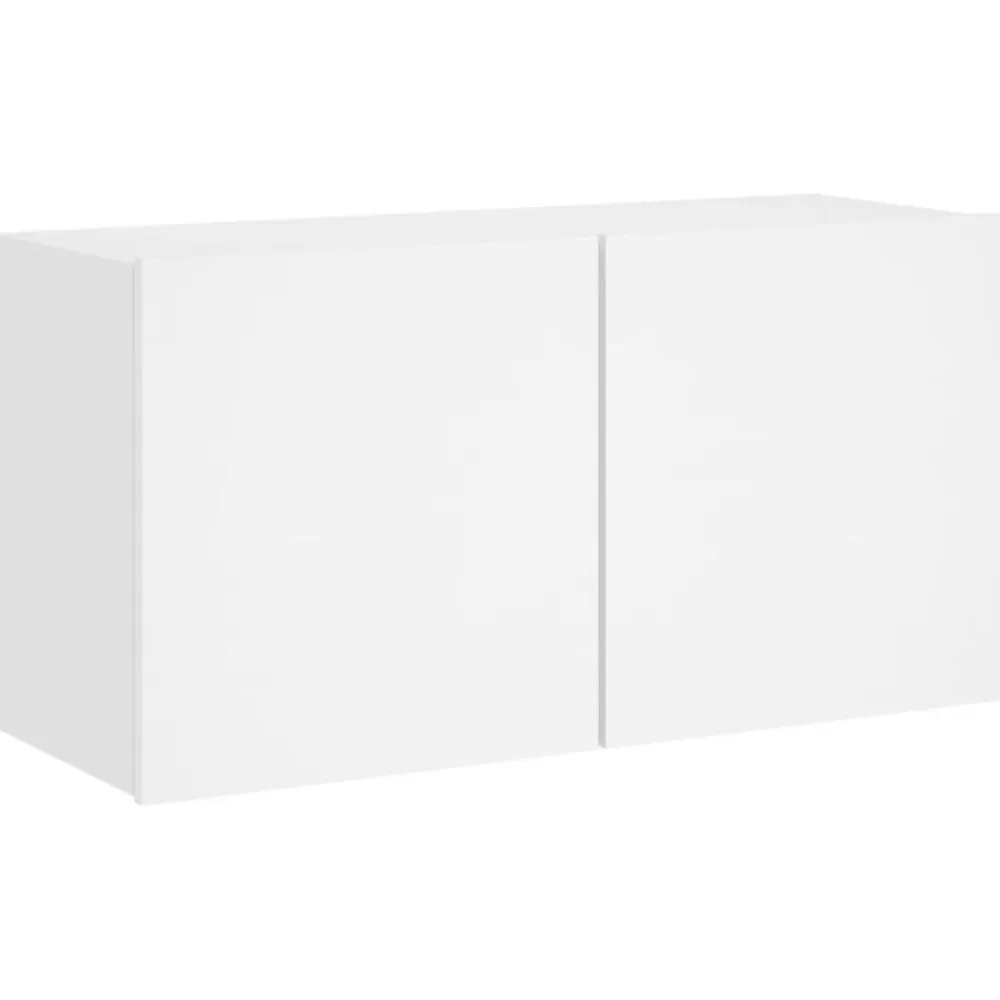 vidaXL Muebles Tv-Muebles de TV de pared 5 piezas madera de ingeniería
