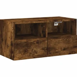 vidaXL Muebles Tv-Muebles de TV de pared 5 pzas madera ingeniería