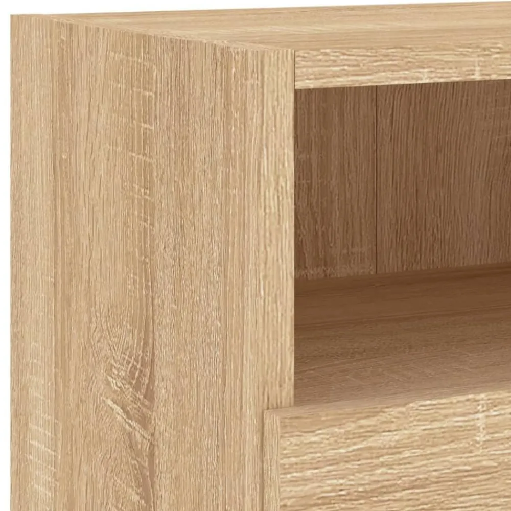 vidaXL Muebles de TV de pared 4 pzas madera de ingeniería Roble Sonoma Best