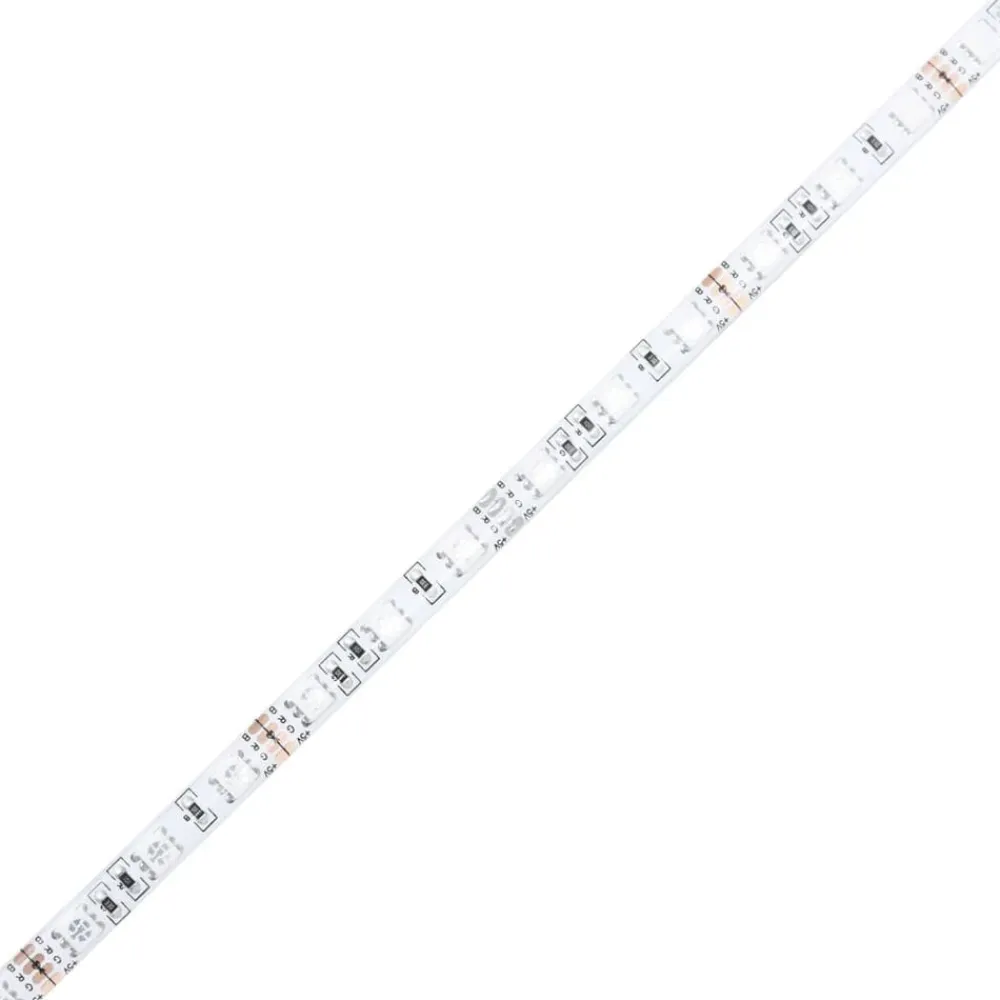 vidaXL Muebles Tv-Muebles de TV de pared con luces LED 4 piezas