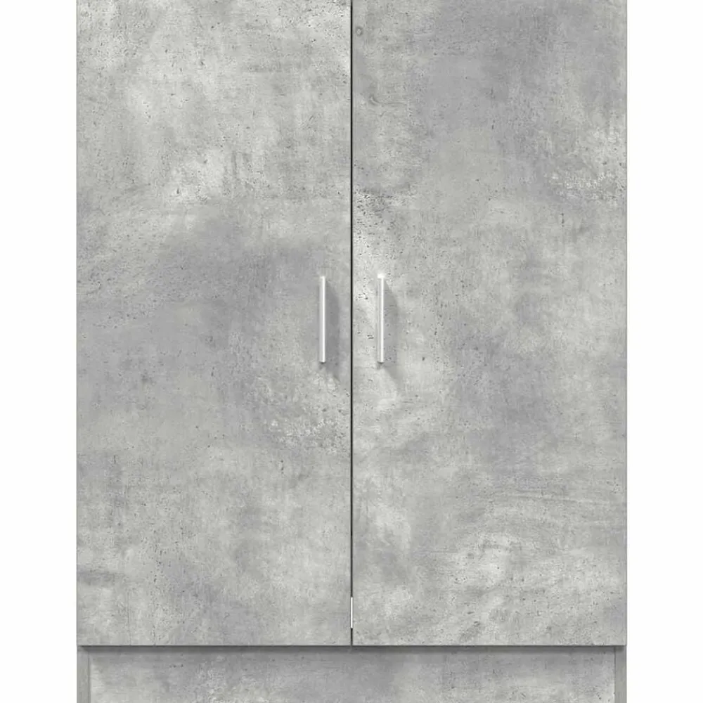 vidaXL Accesorios Para Electrodomésticos-Muebles para lavadora 2 pzas madera de ingeniería gris hormigón