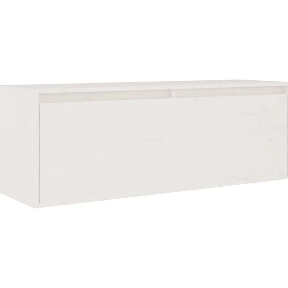 vidaXL Muebles para TV 5 piezas madera maciza de pino Blanco Sale