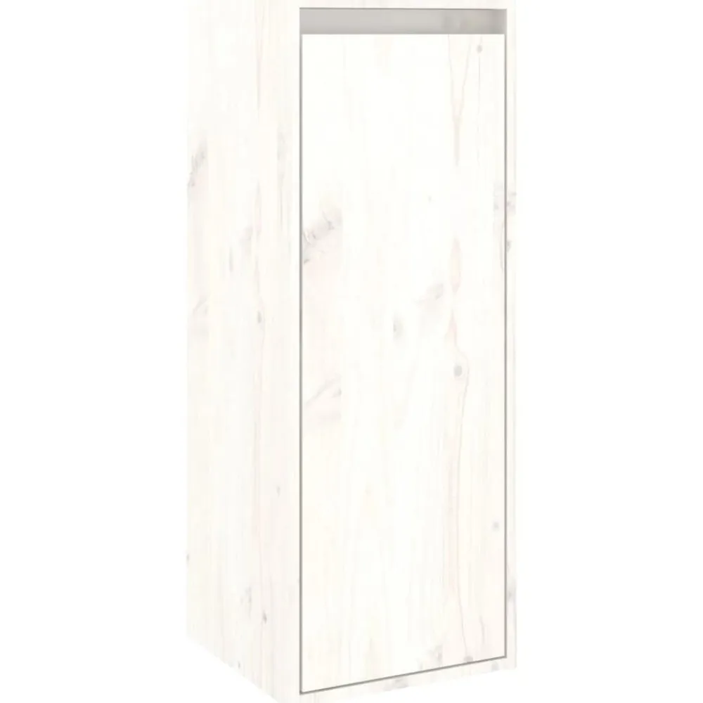 vidaXL Muebles para TV 5 piezas madera maciza de pino Blanco Sale