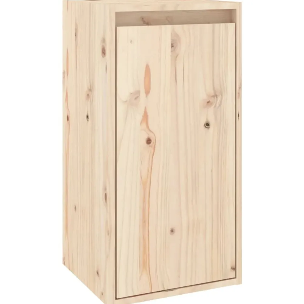 vidaXL Muebles para TV 3 piezas madera maciza de pino Natural Best