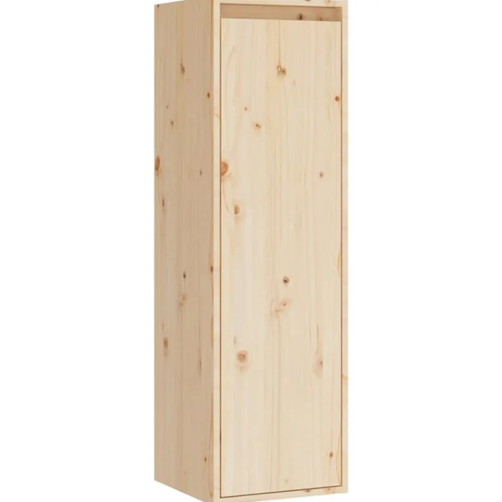 vidaXL Muebles para TV 3 piezas madera maciza de pino Natural Best