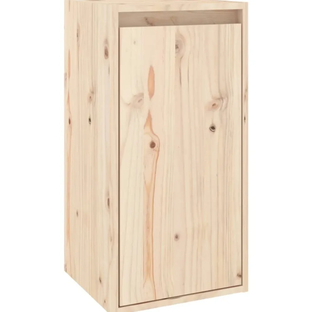 vidaXL Muebles Tv-Muebles para TV 4 piezas madera maciza de pino