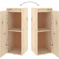 vidaXL Muebles Tv-Muebles para TV 4 piezas madera maciza de pino