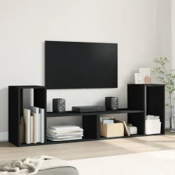 vidaXL Muebles Tv-Muebles para TV 2 uds madera de ingeniería 75x30x50 cm